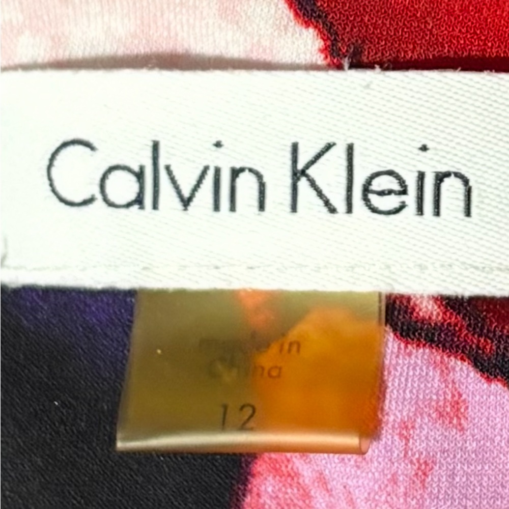 Calvin Klein Floral Wrap Dress - Picture 4 of 4